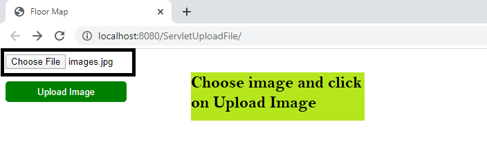 upload file on server java